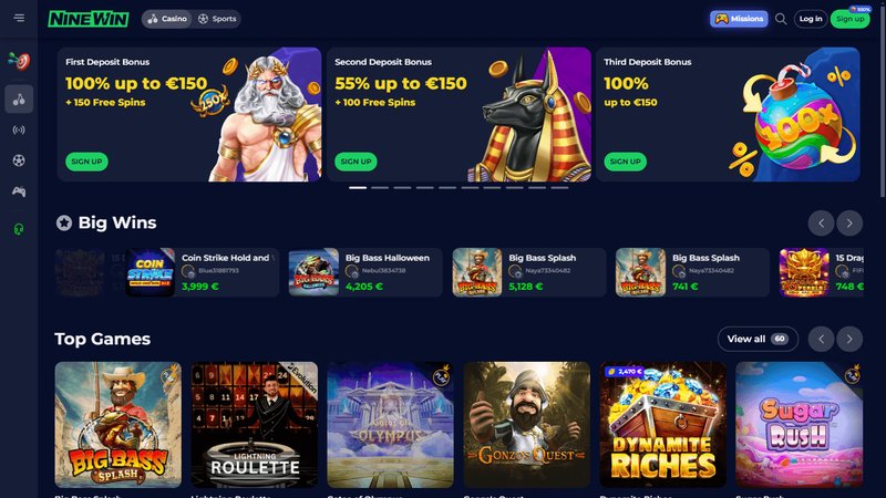 Best nine win casino in United Kingdom