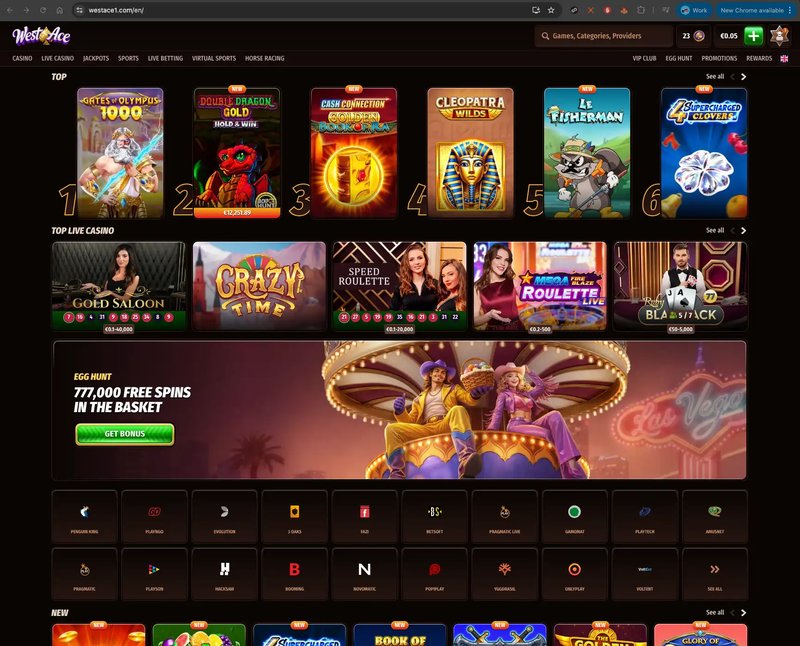 Découvrez westace casino login